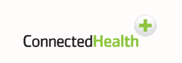 ConnectedHealth logo with green plus icon on white background