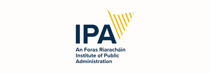 IPA logo with blue text and yellow stylized lines, reading