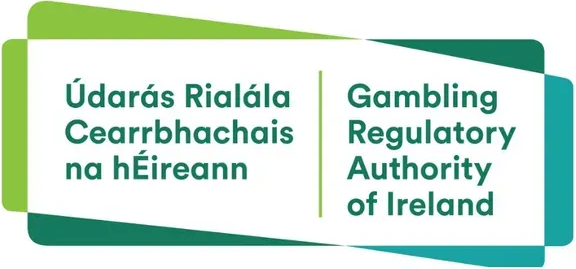 Gambling Regulatory Authority of Ireland logo in green and teal with Irish and English text