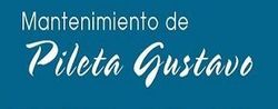 Un fondo azul con escritura blanca que dice mantenimiento de pilota gustavo