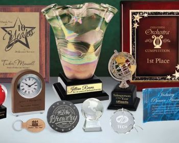 trophies and plaques
