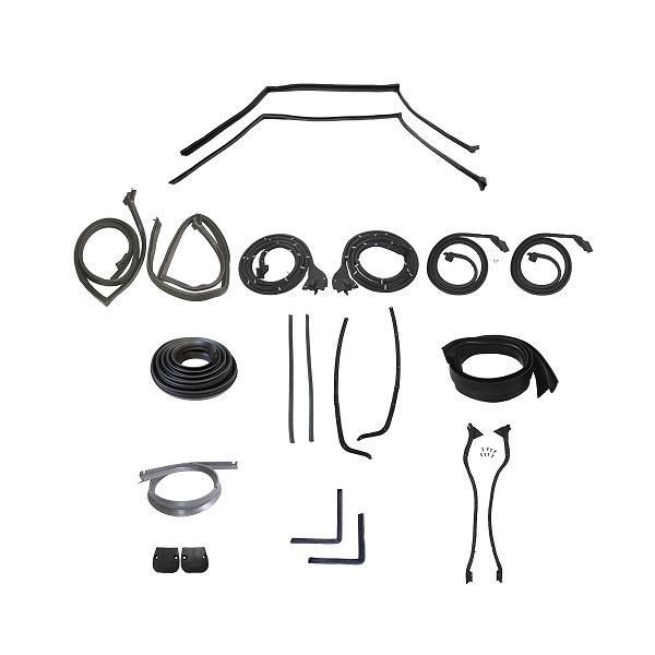 1966-1967 Lincoln Continental Sedan Weatherstripping Kit – 32-Piece Set