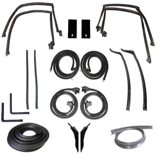 1961–1963 Lincoln Continental Sedan Weatherstripping Kit – 20-Piece Set