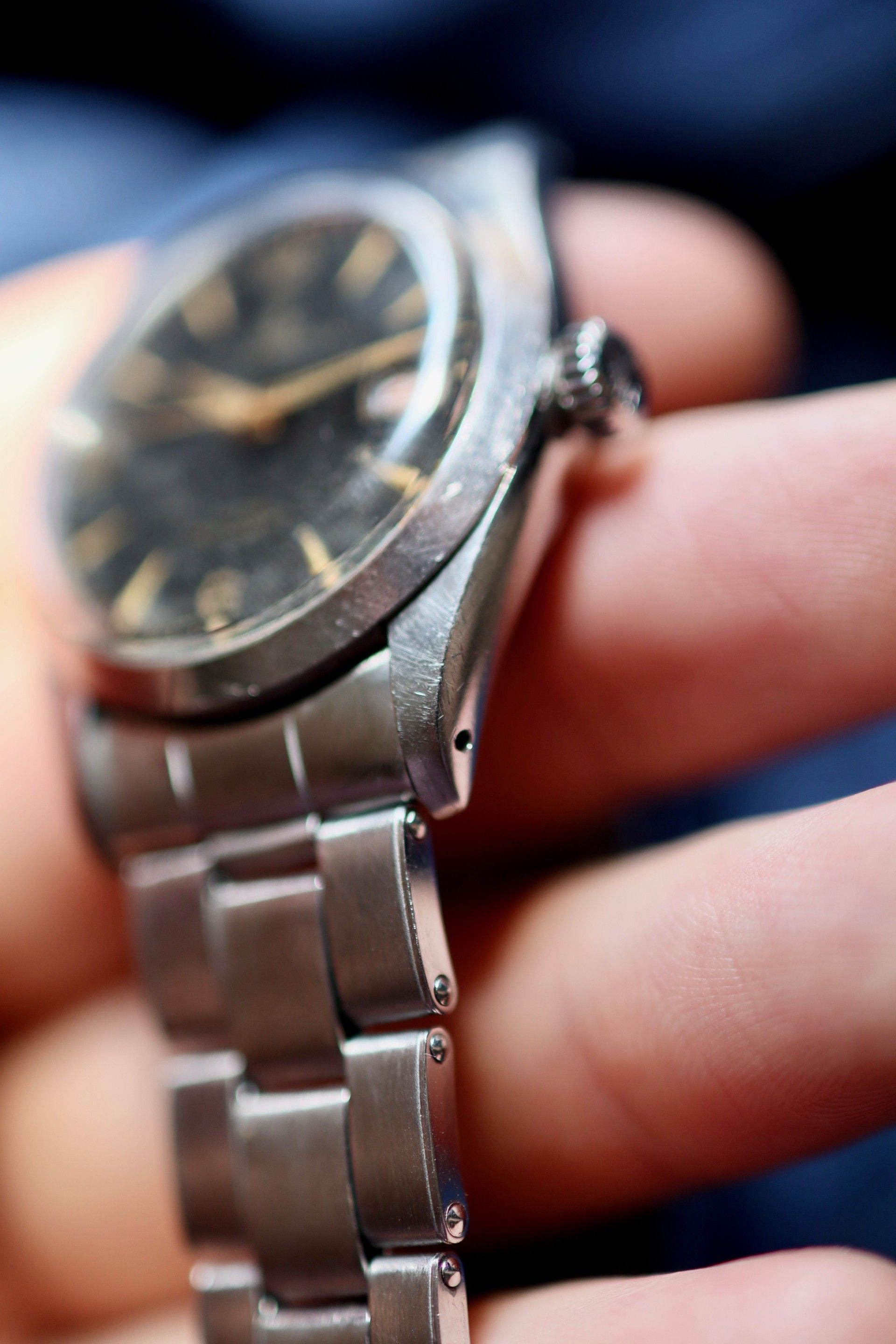 Tudor Oysterdate ref. 7944 w/ black gilt waffle dial | circa 50’s
