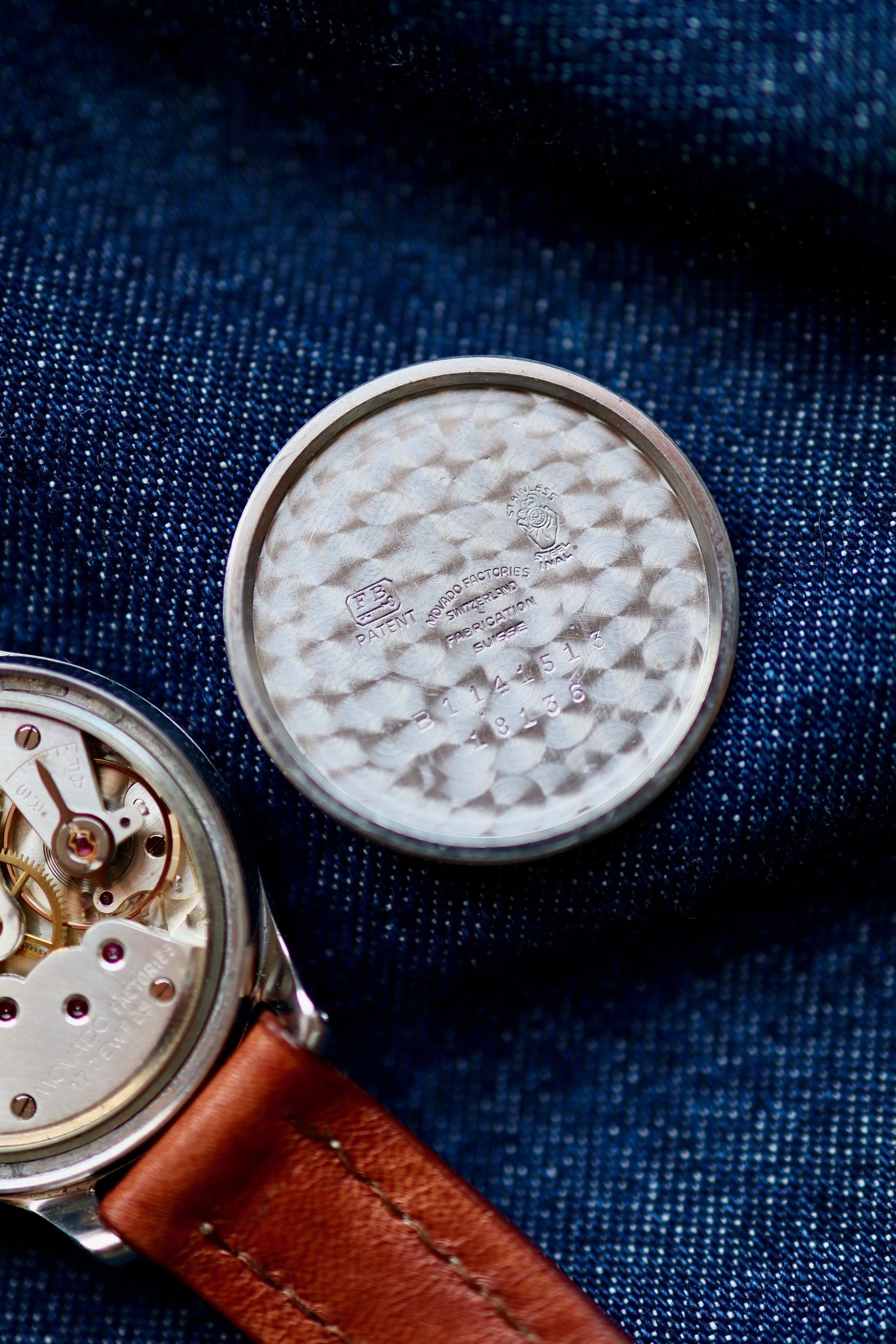 Gorgeous Movado ref. 18136 in a Fracois Borgel case.