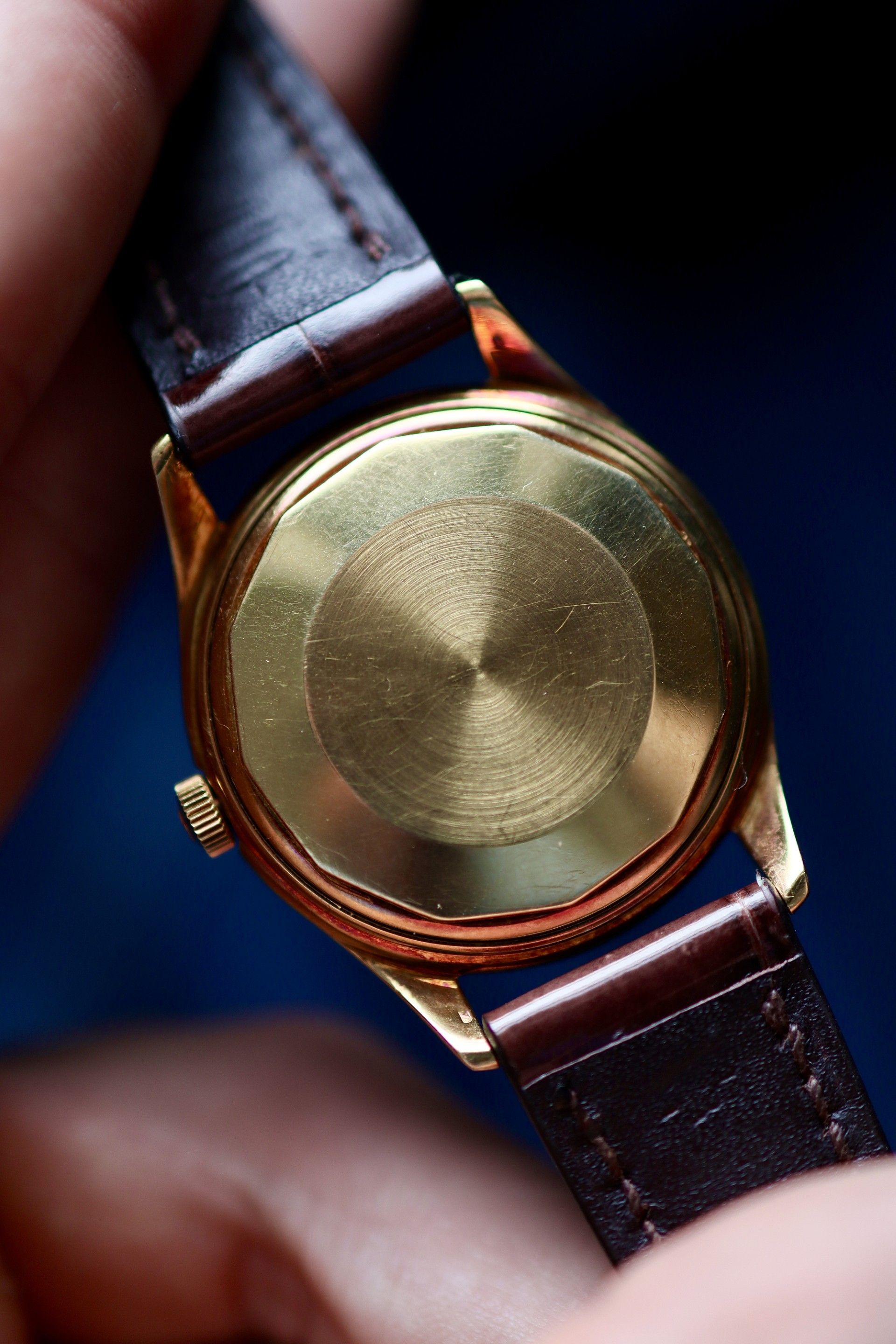 Vacheron Constantin ref. 4870 executed in 18k pink gold w/ a pink Stern Freres enamel dial | Circa 50’s