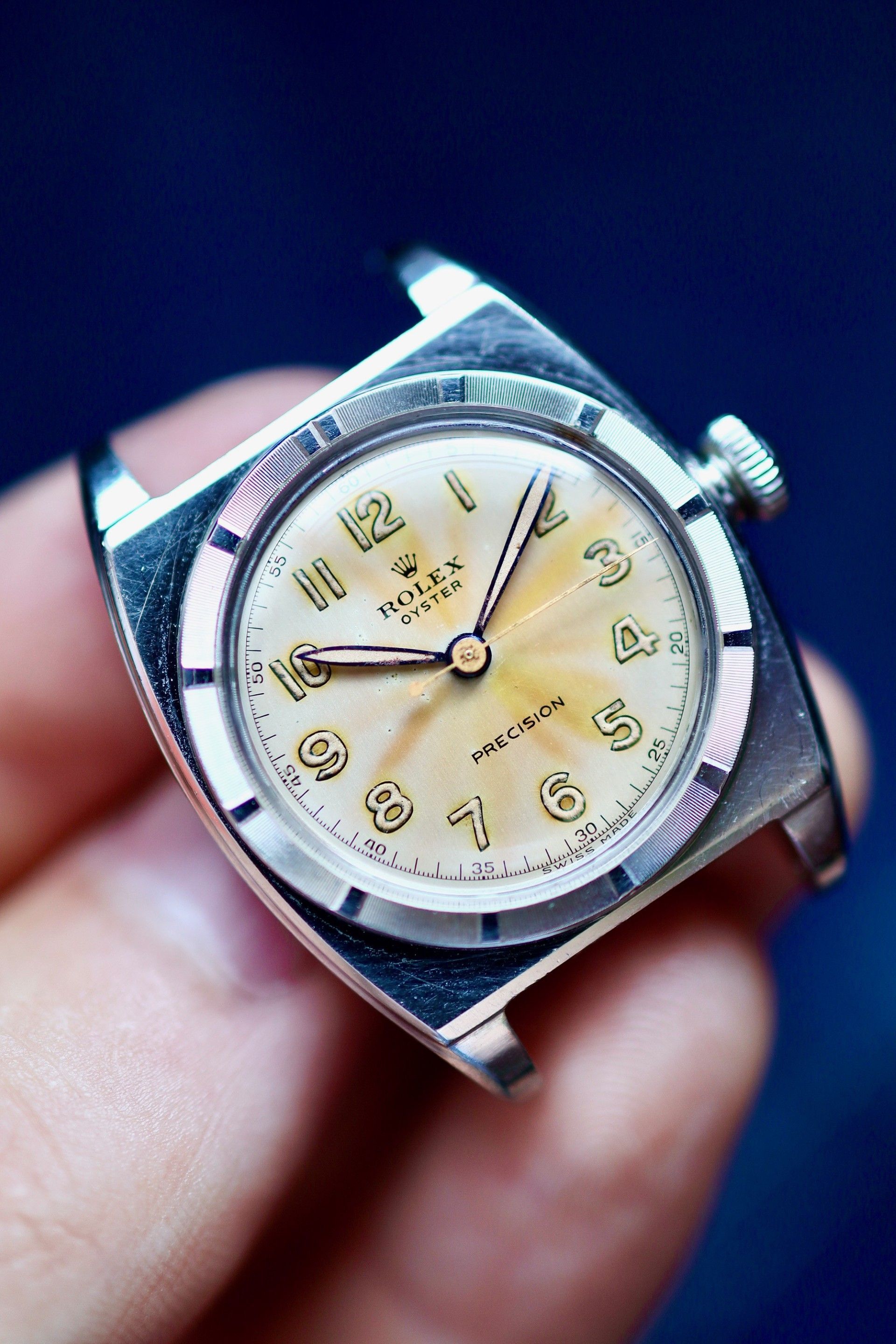 Insanely nice Rolex Viceroy ref. 3359 on a Gay Freres ladder bracelet | circa 48’
