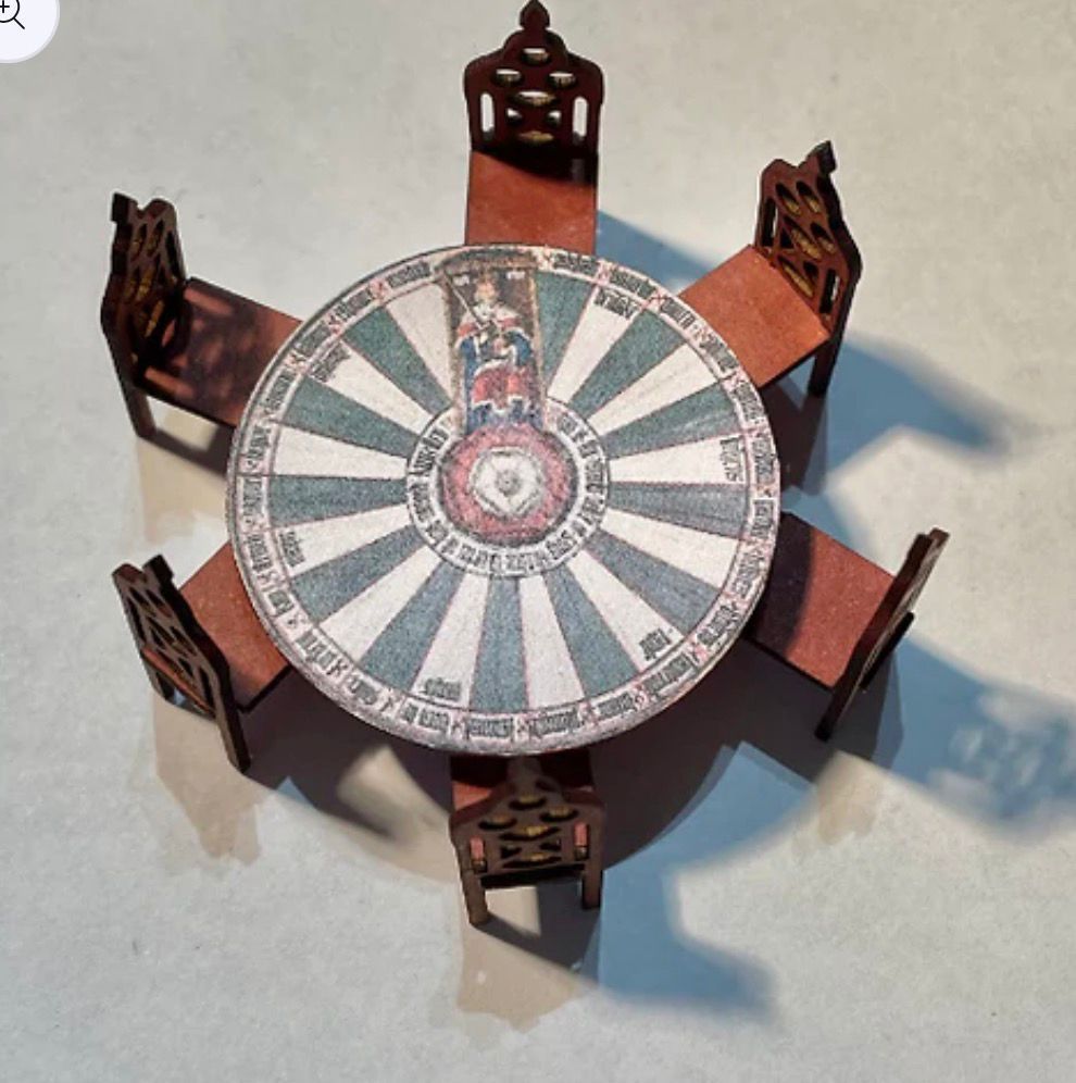 ARTHURIAN & CHAIRS  1/48 scale KIT