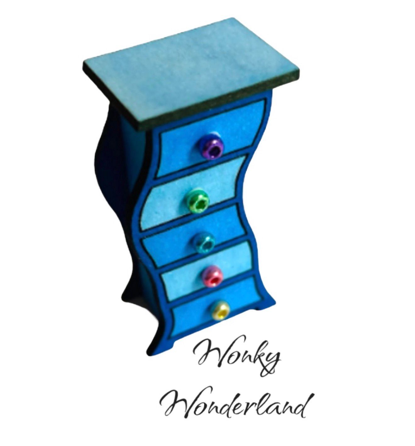 Wonky Wonderland Chest of Drawers 1/48 scale KIT