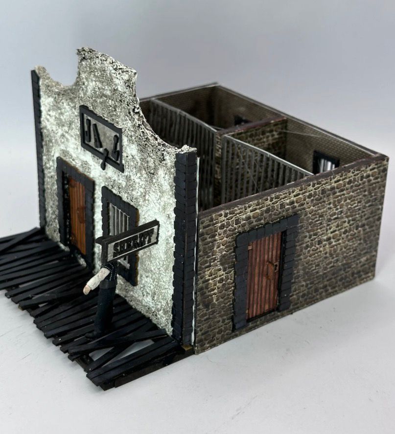 WILD WEST JAIL KIT. 1/48 scale