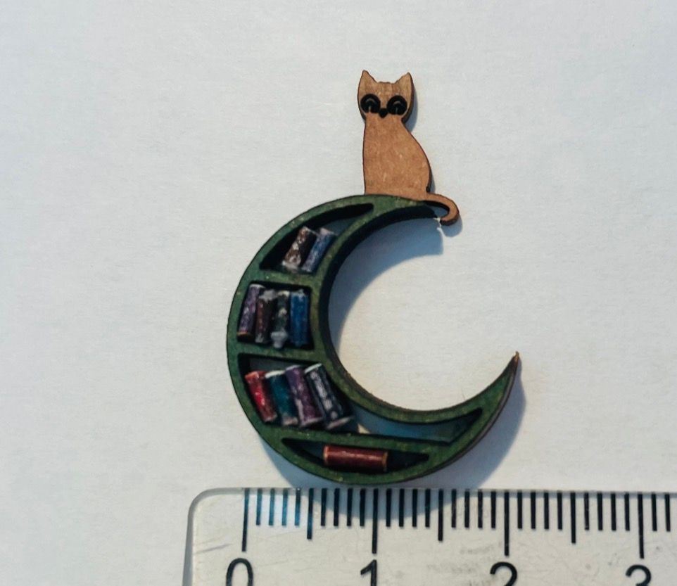 CAT CRECENT MOON WALL SHELF 1/48 scale KIT