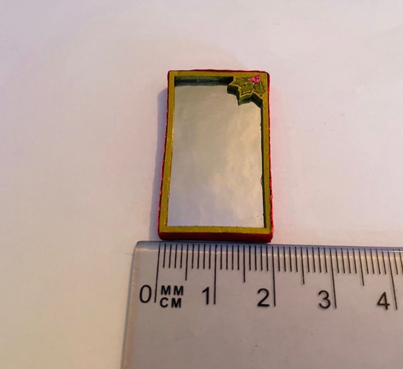 CHRISTMAS HOLLY MIRROR RECTANGLE 1/48 scale KIT