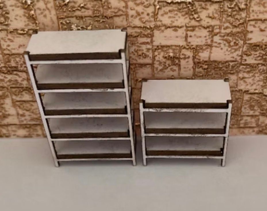 SHELVING UNITS 2 1/48 scale KIT