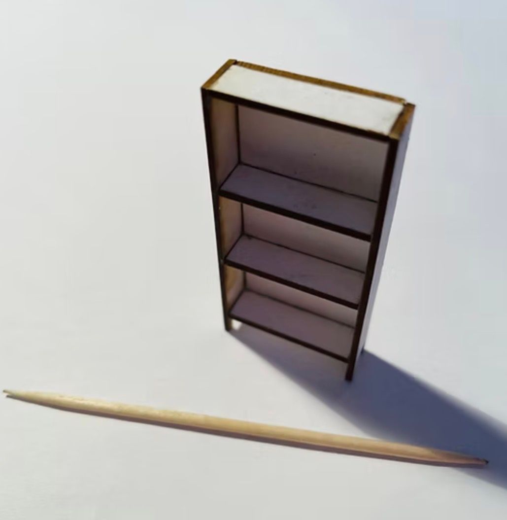 TALL BOOKCASE 1/48 scale KIT