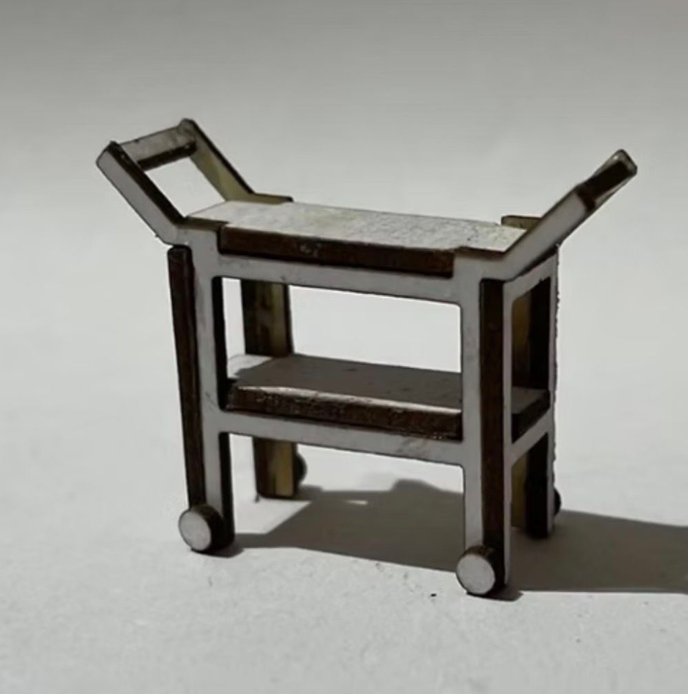 HOSTESS DRINKS & TEA TROLLEY 1/48 scale KIT