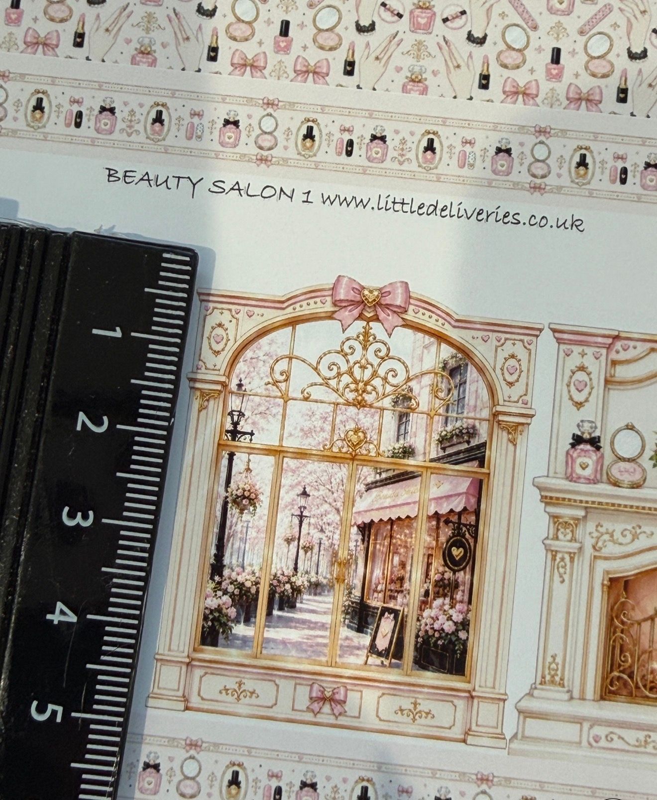 SET Wallpaper, fabric, BEAUTY SALON 1