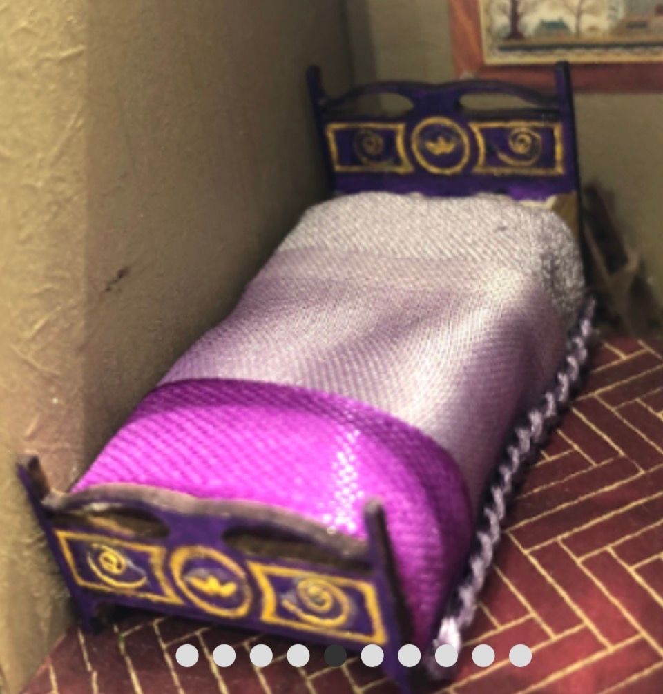 FRENCH STYLE BED . 1/48 scale KIT