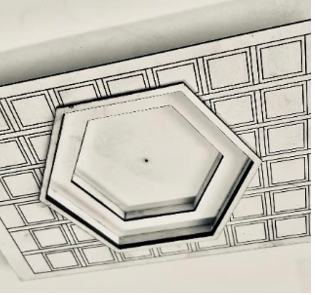 3D PANELED CEILING 1/48 scale KIT