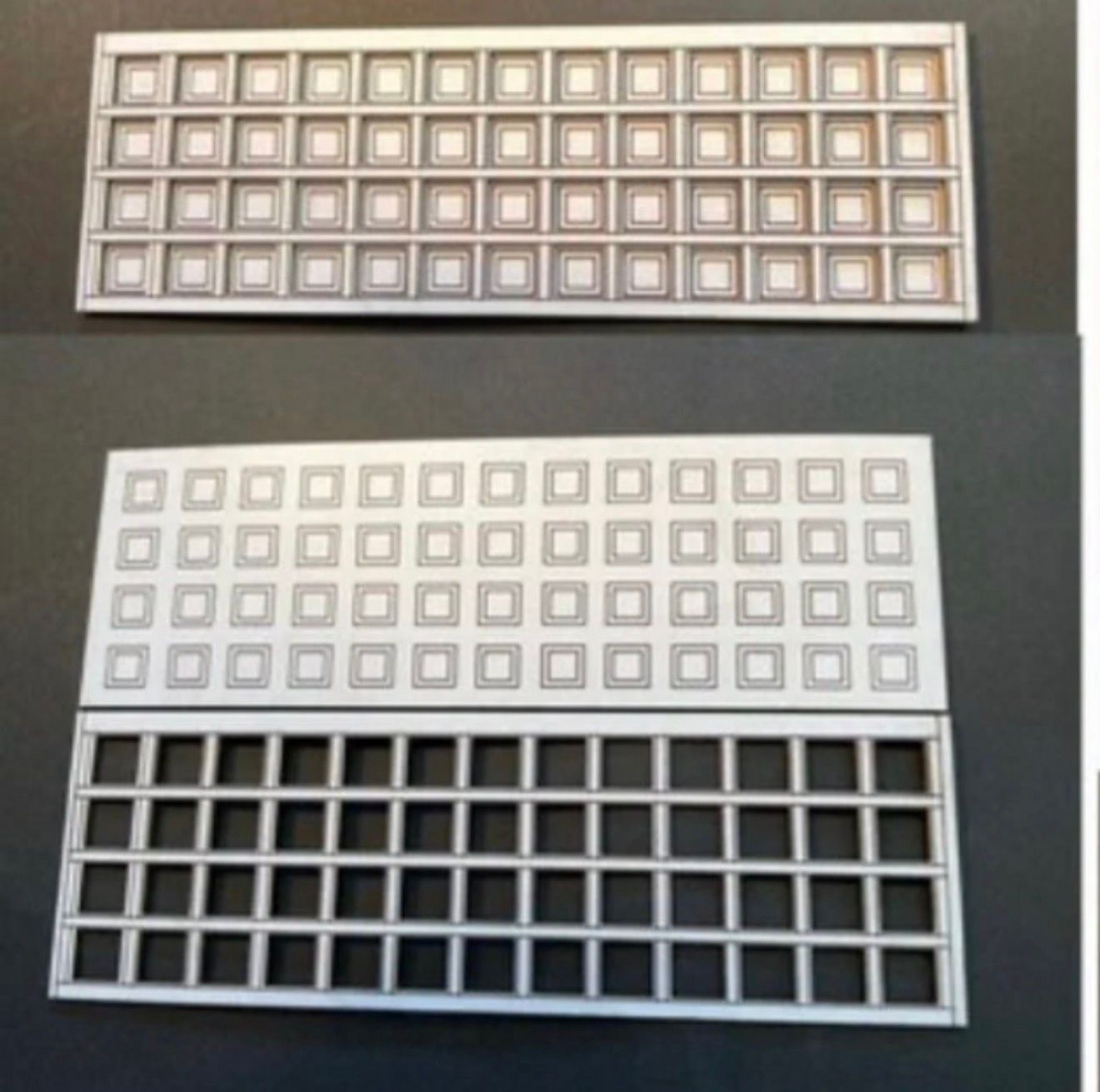 3D wall panels (3 in pack) 1/48 scale KIT