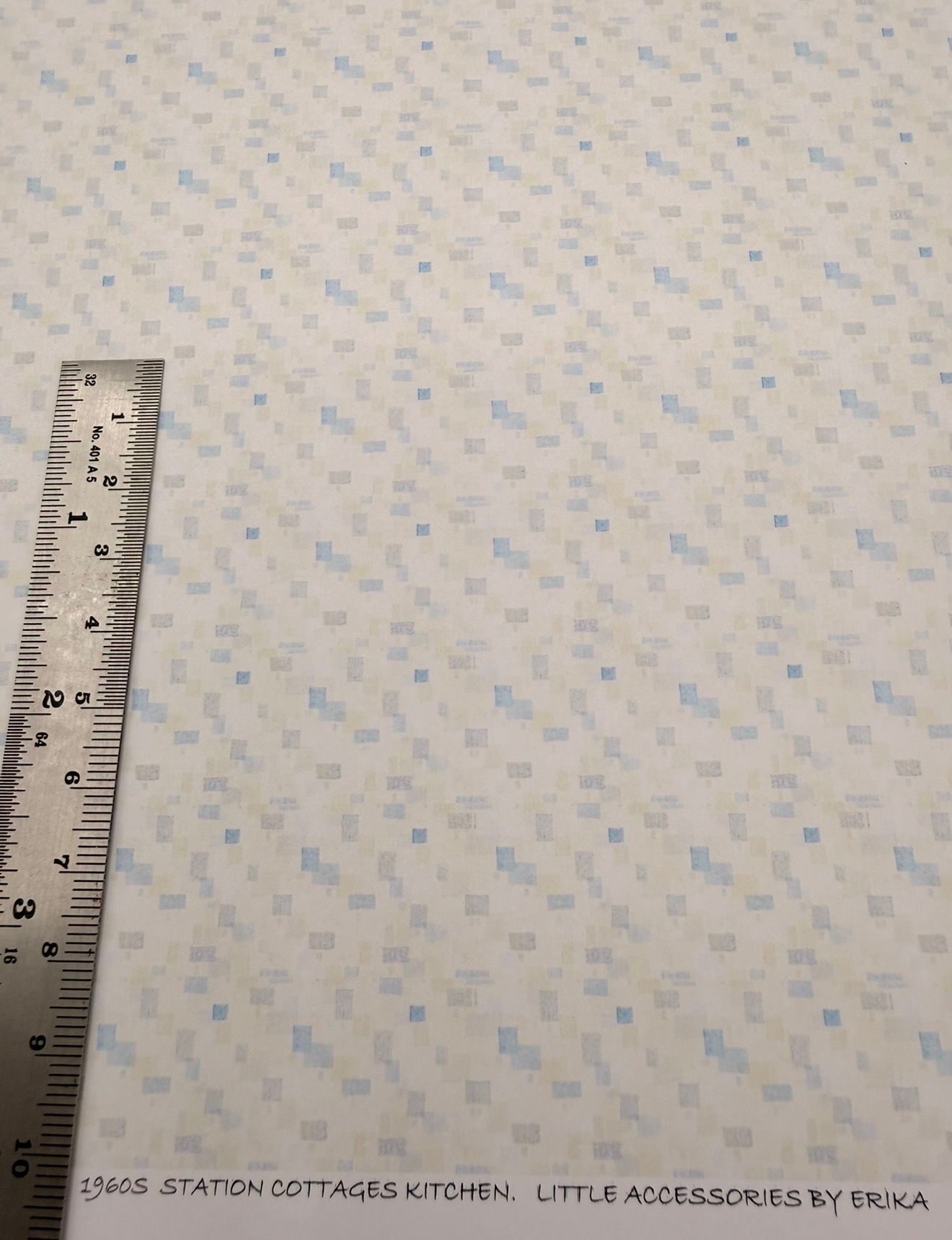 Wallpaper /fabric1960S STATION COTTAGES 1/48 SCALE