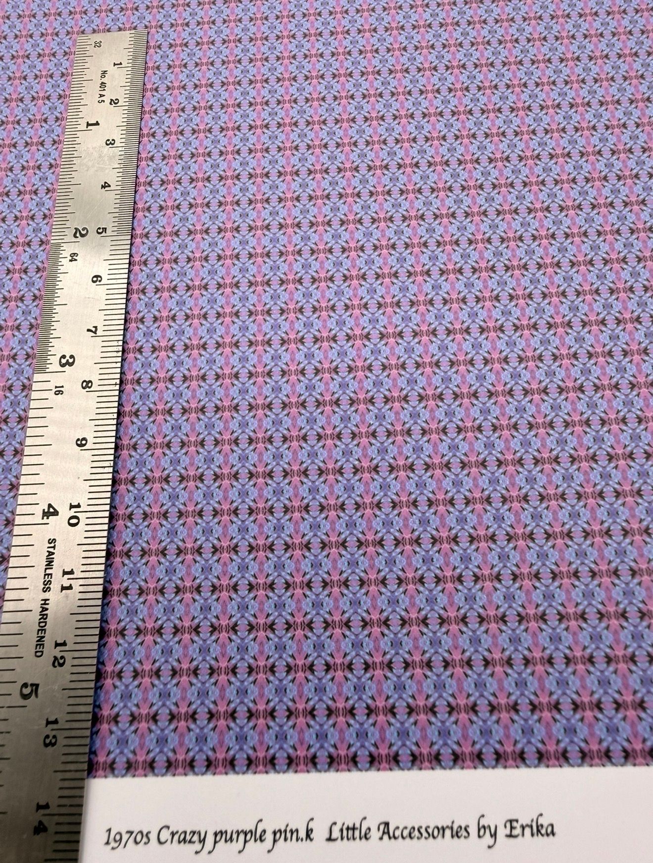 Wallpaper /fabric /carpet 1970S CRAZY PURPLE PINK 1/48 SCALE
