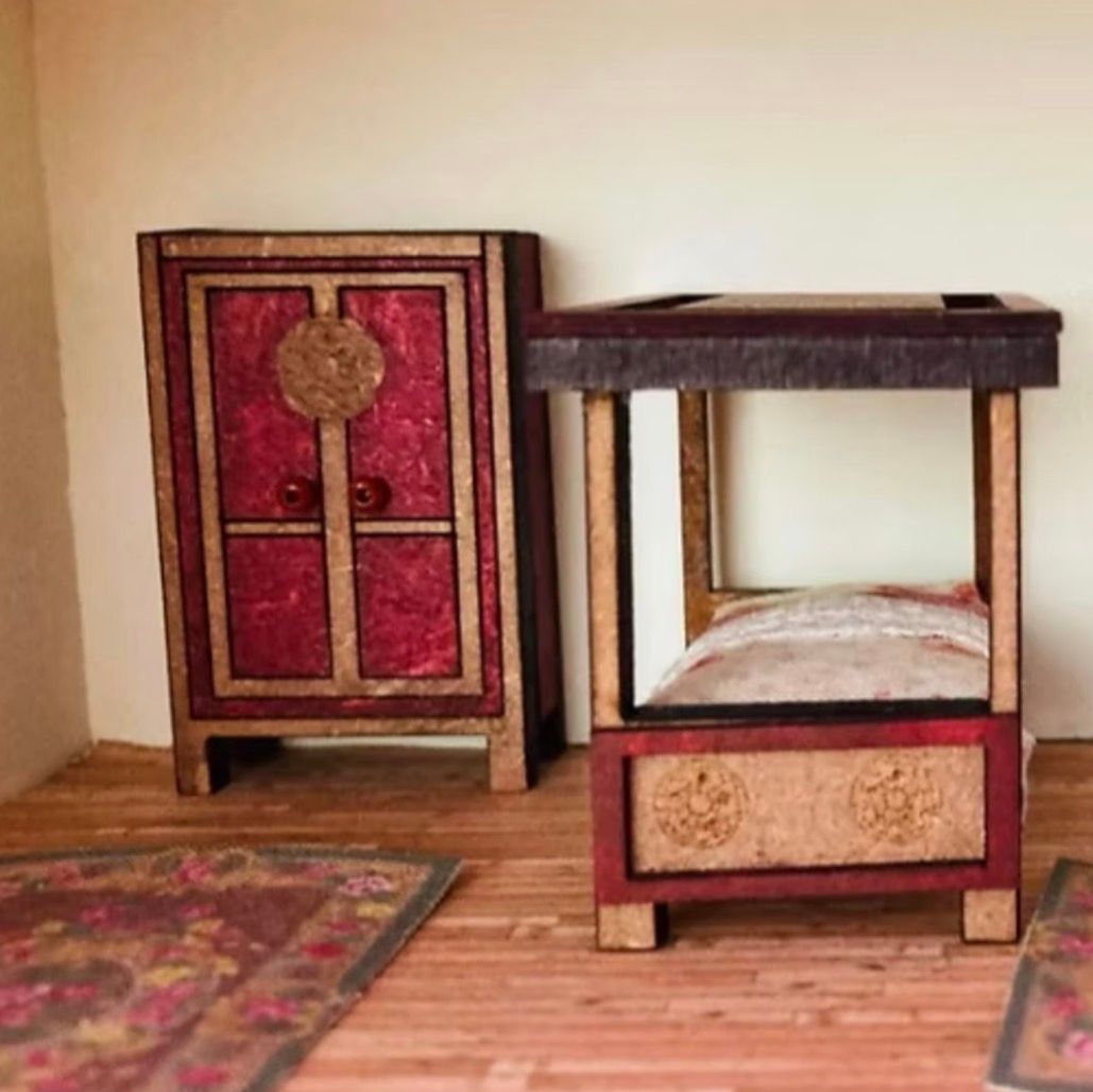 TUDOR ROSE 4 POSTER BED 1/48 scale KIT