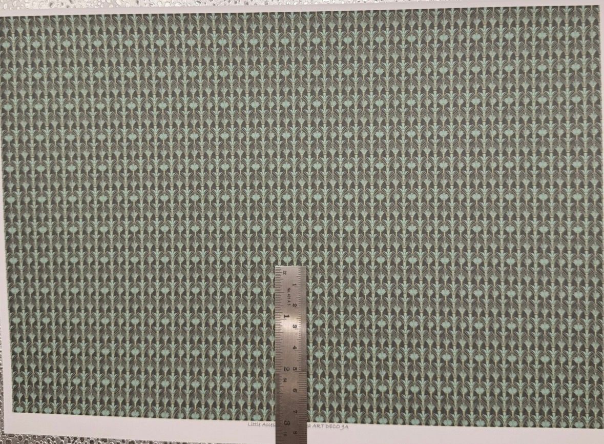 Wallpaper/fabric Art Deco 9A. 1/48 scale