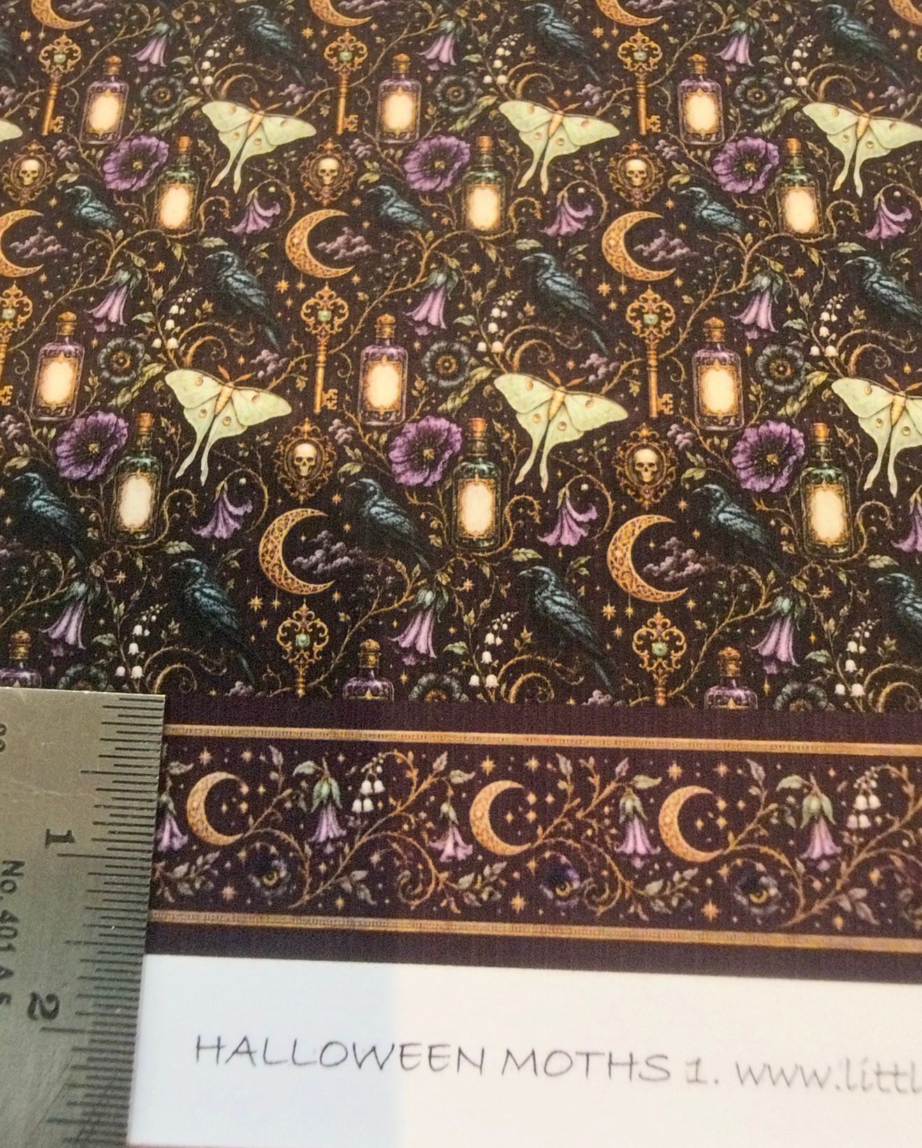Wallpaper Halloween Moths 1. 1/48 scale