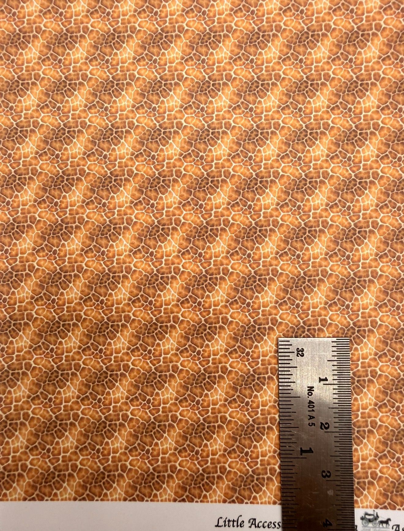 Wallpaper/fabric. Animal skin 2 giraffe 1/48 scale