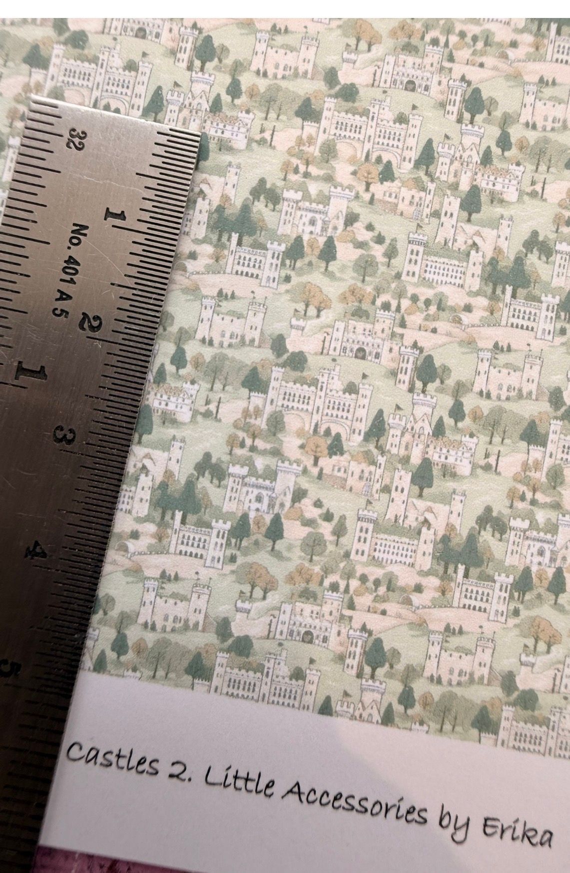 wallpaper/fabric/carpet Castles 2  - 1/48 scale