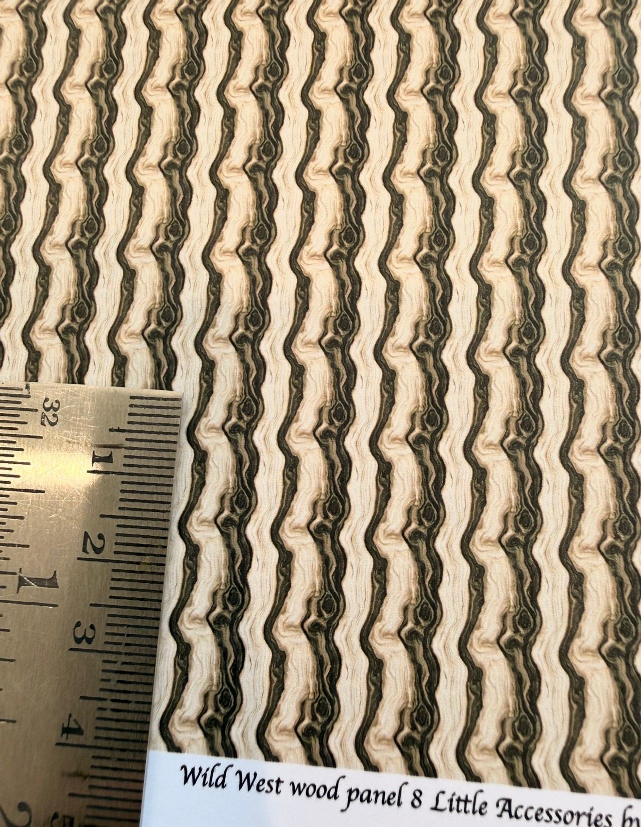 Wallpaper FLOORING  wild west wood panel 8 - 1/48 scale