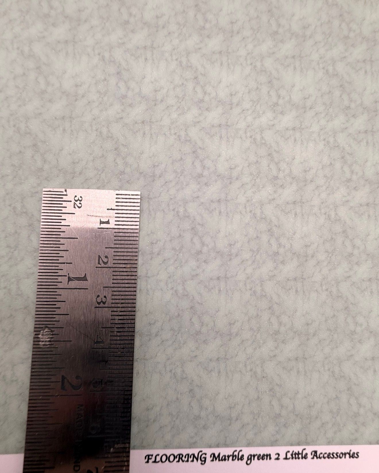 Wallpaper FLOORING Marble green 2 1/48 scale