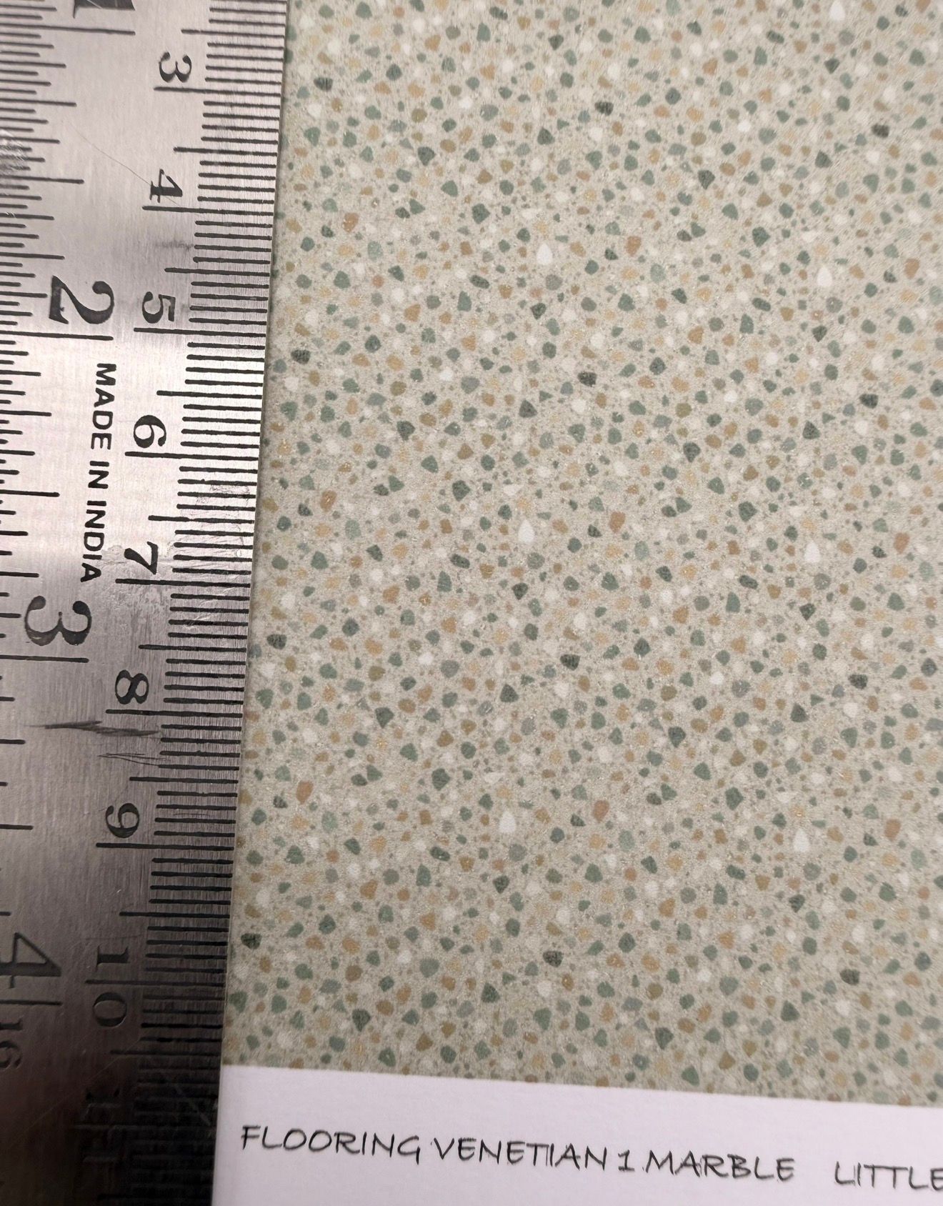 Wallpaper FLOORING Venetian 1 marble. 1/48 scale
