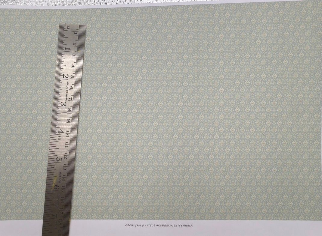 Wallpaper /fabric/carpet  Georgian 17. - 1/48 scale