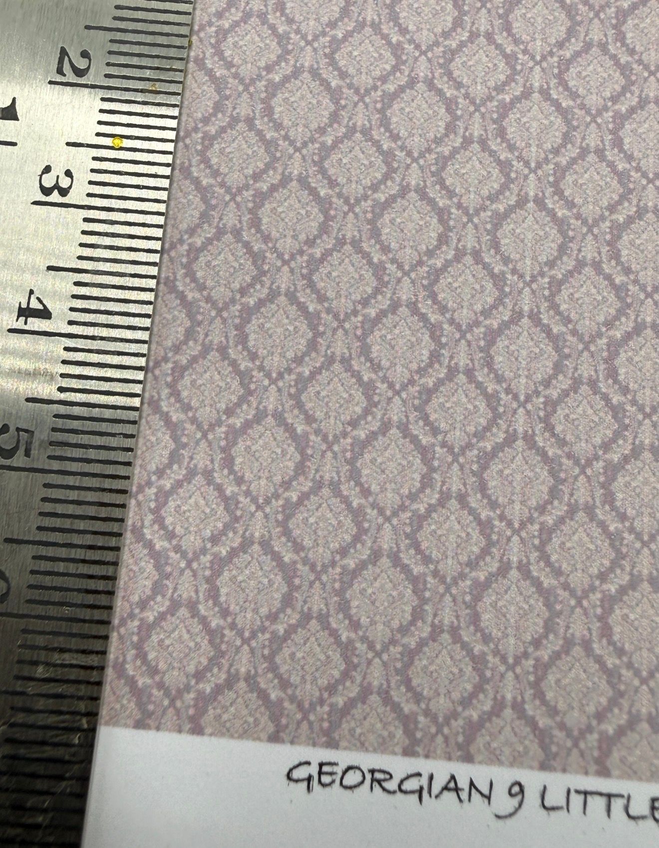 wallpaper/fabric/carpet Georgian 9 - 1/48 scale