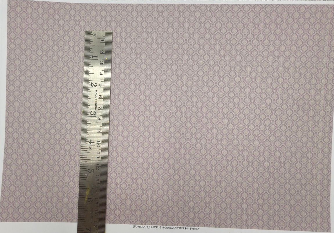 wallpaper/fabric/carpet Georgian 9 - 1/48 scale