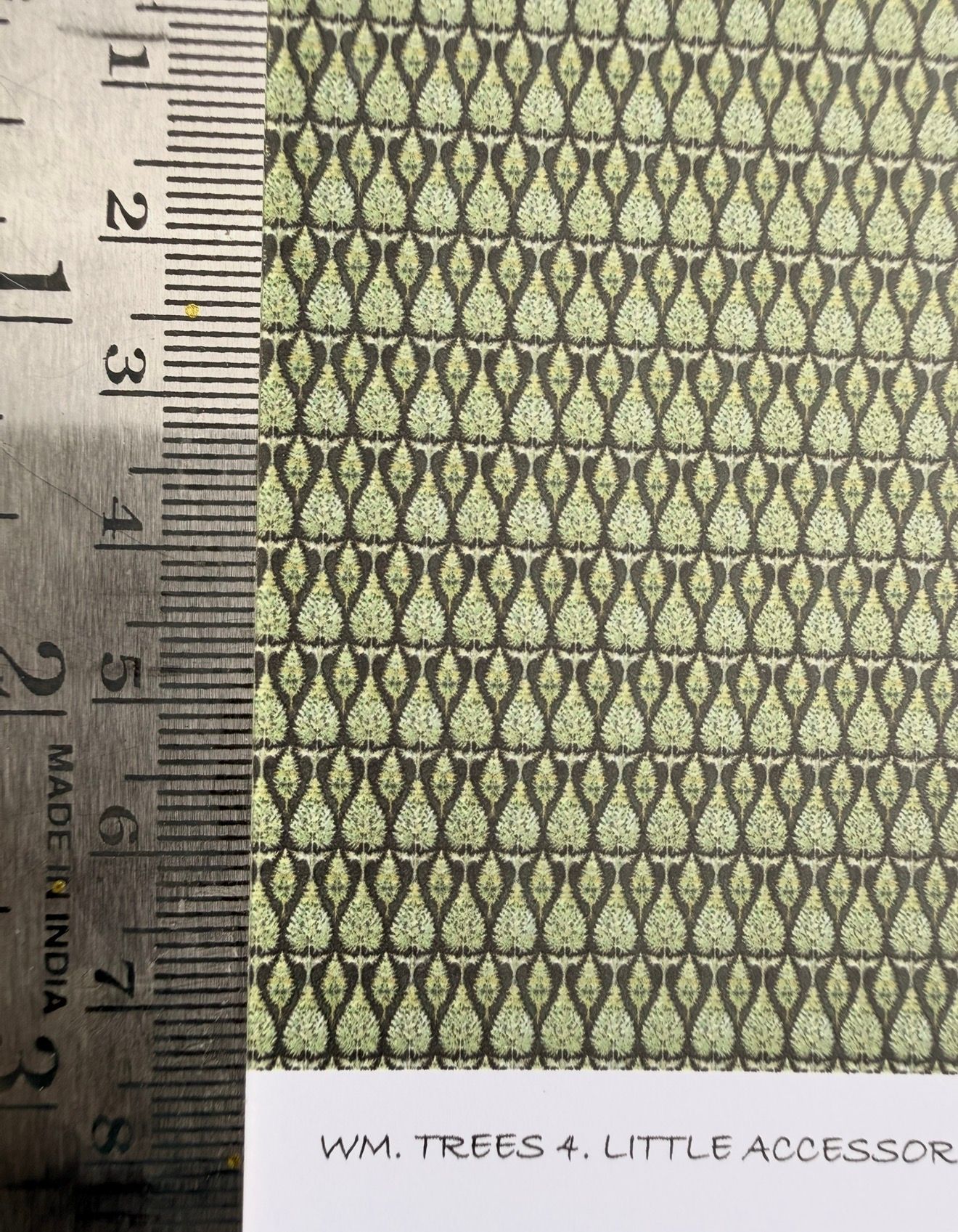 Wallpaper/fabric/carpet  WM Trees 4 - 1/48 scale