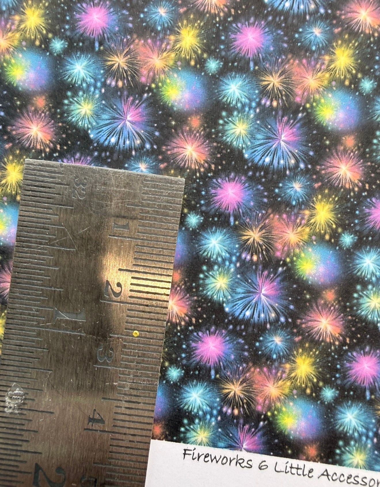 Wallpaper/fabric/carpet Fireworks 6 - 1/48 scale .
