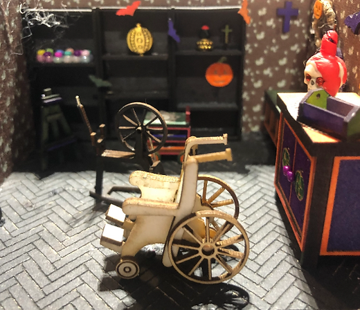 MEDICAL COLLECTION WHEELCHAIR. 1/48 scale KIT