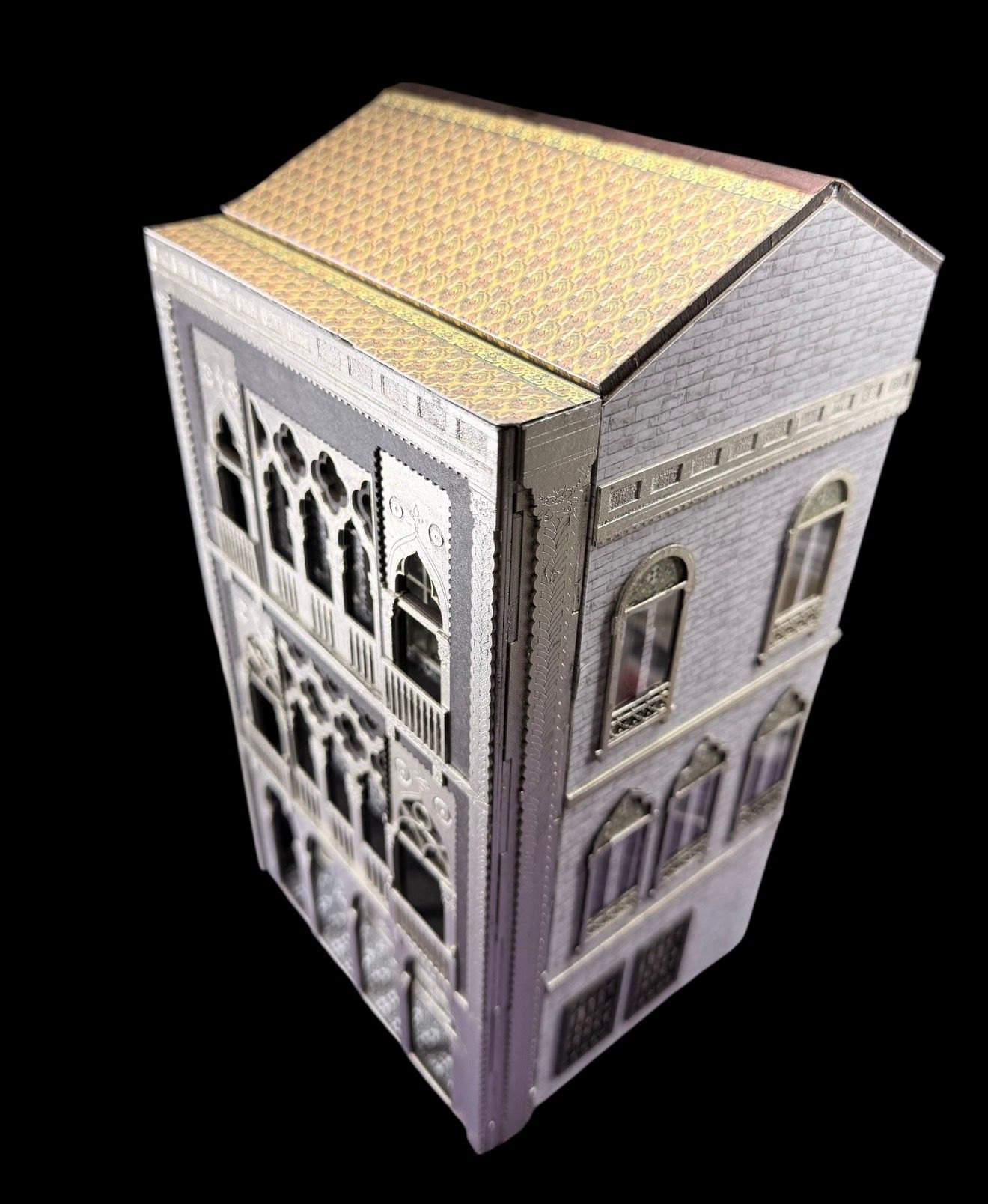 1/48 scale READY BUILT Venetian house.