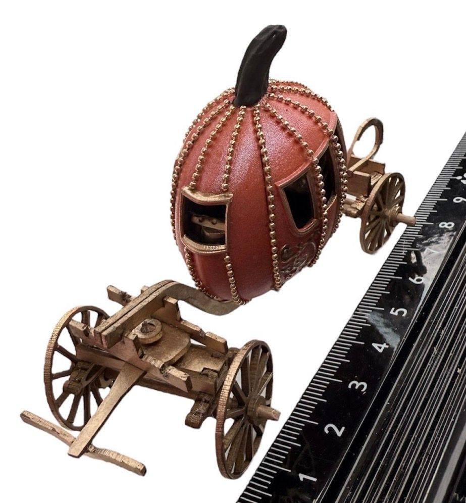 1/48 scale READY MADE orange pumpkin coach.
