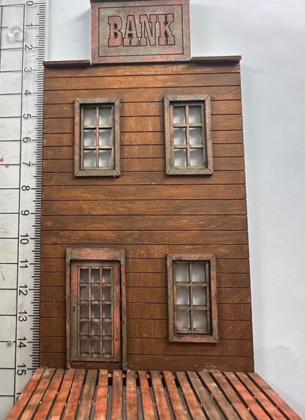 Wild West bank 1/48 scale