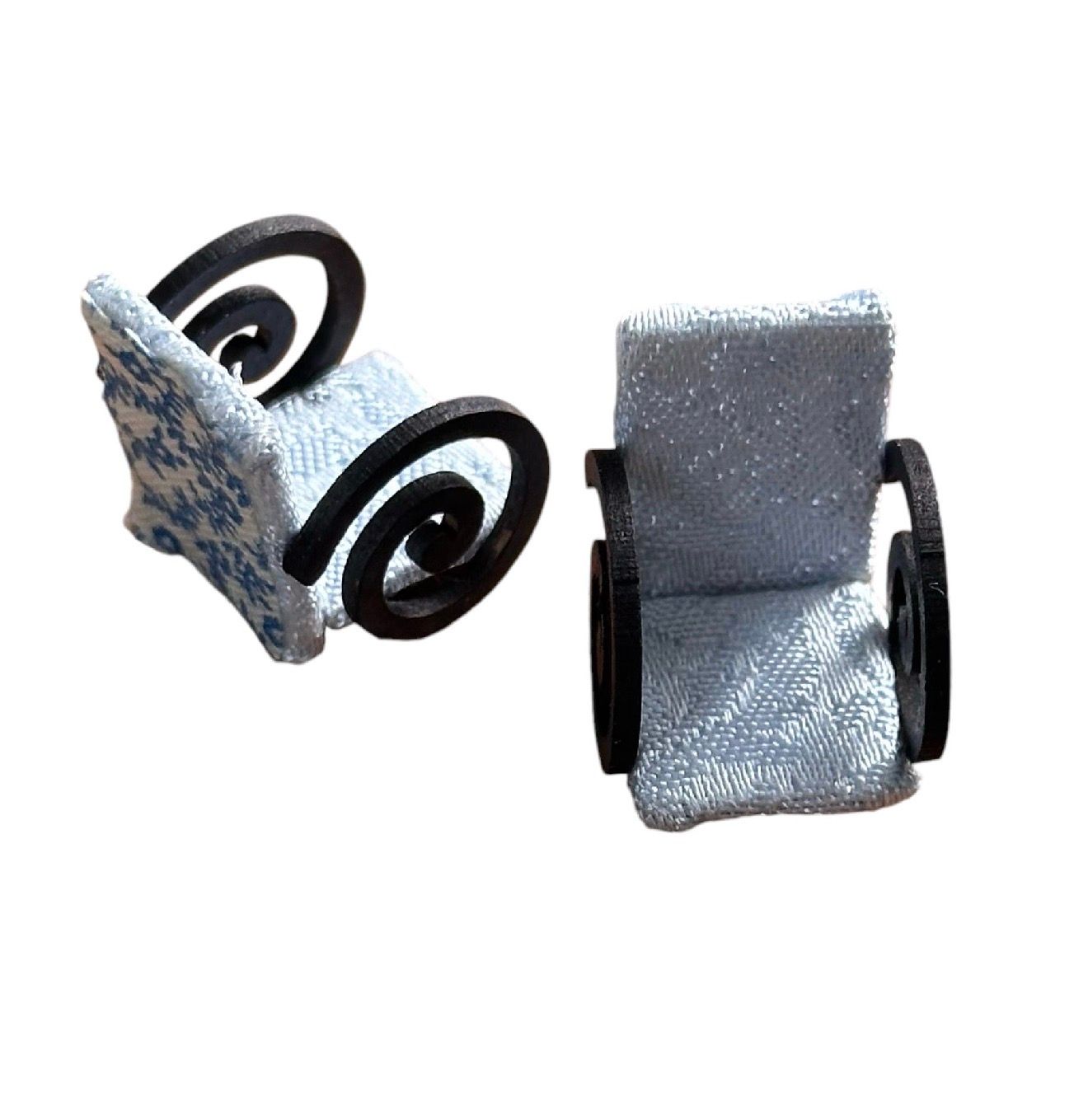 ART DECO SWIRL ARMCHAIR  1/48 scale KIT