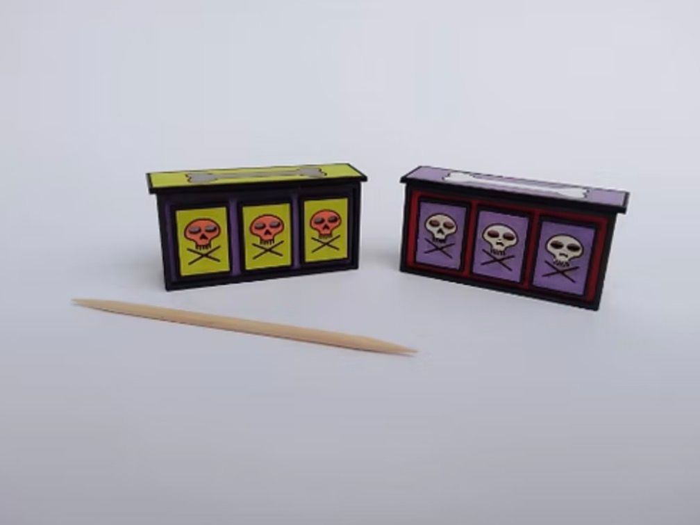 PIRATE skull & cross bones sideboard 1/48 scale KIT