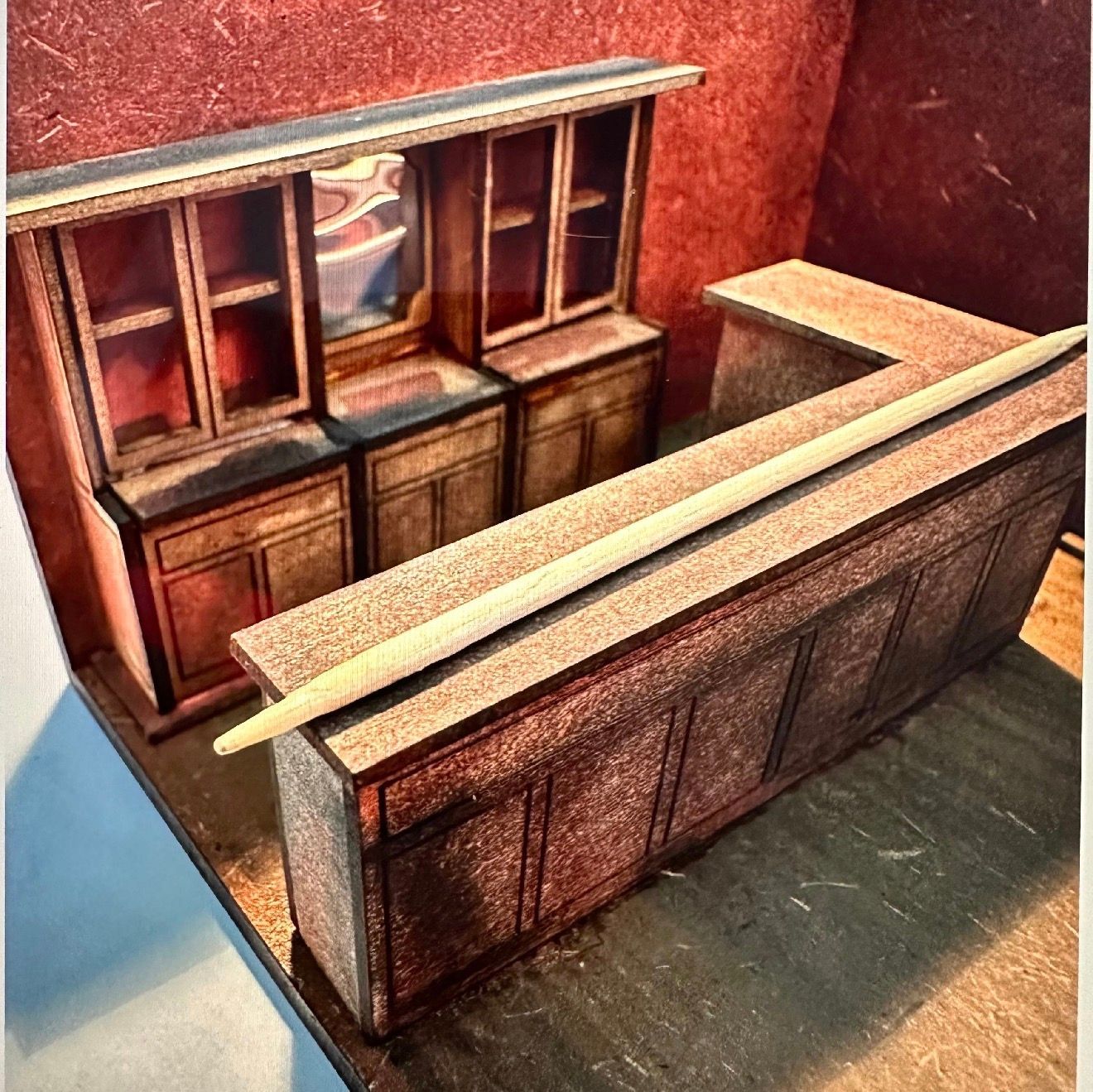 WILD WEST BACK BAR  1/48 scale KIT
