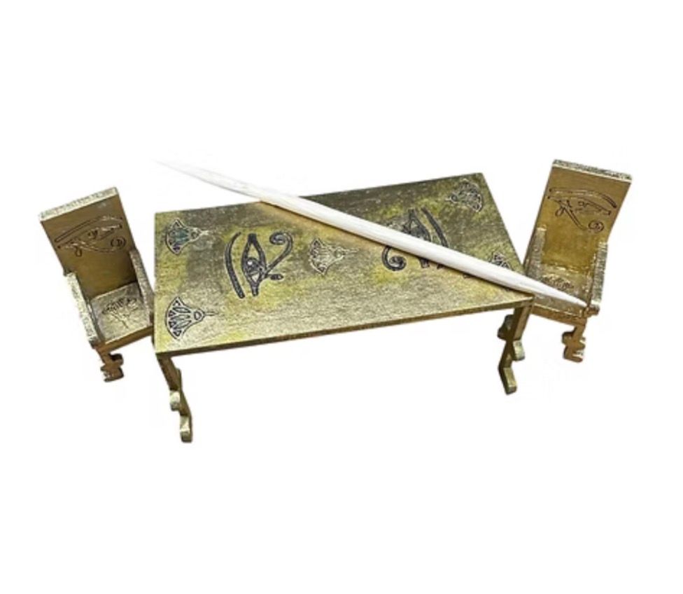 EGYPTIAN TABLE & FOUR CHAIRS 1/48 scale KIT