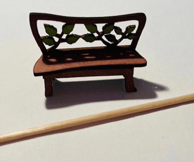 ENCHANTED FOREST BENCH 1/48 scale KIT