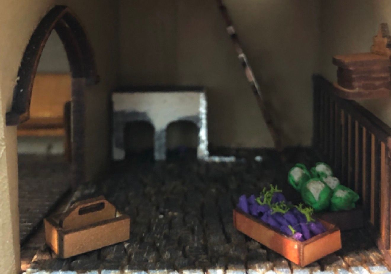 GARDENERS BASKET & CRATES (3 IN KIT) 1/48 scale KIT