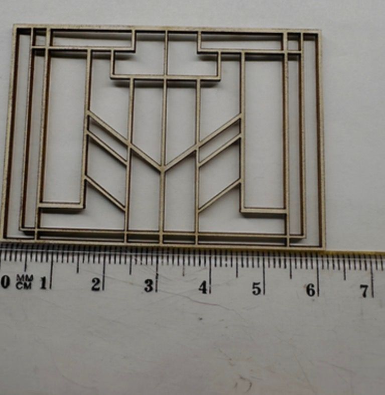 ART DECO WALL PANEL LARGE 1/48 scale KIT