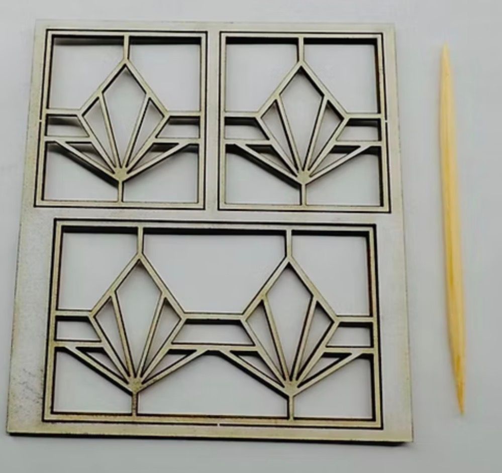 ART DECO WINDOWS OR PANELS 1/48 scale KIT